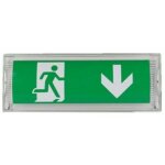 Bloc autonome d'eclairage de s�curit� 3 heures d'�clairage ip65 200lm 6500k 27led