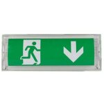 Bloc autonome d'eclairage de s�curit� 3 heures d'�clairage ip65 200lm 6500k 27led