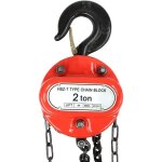 Bloc de cha�ne, 2t cha�ne extracteur bloc automne cha�ne palan outils � main cha�ne de levage avec crochet ...