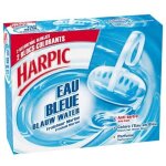 Bloc cuvette wc anti - tartre eau bleue - harpic