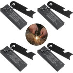 Bloc de magn�sium de survie en plein air, allumage � pierre, tige d'allumage de style am�ricain, bande ...