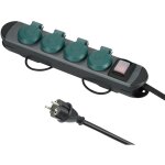 Bloc multiprises �tanche professionnel avec enrouleur, 4 prises 16a, c�ble en caoutchouc 1. 8m, h07rn ...