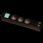 Dio - bloc multiprise + interrupteur 3 prises 2p + t + 2 usb