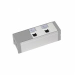 Bloc nourrice quip de 2 prises rj45 catgorie 6 ftp avec 2 obturateurs  cbler legrand 073495