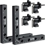 Bloc de positionnement � 90 degr�s, pince de fixation � angle droit en alliage d'aluminium, outils de ...