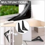 Blockystar lot de 2 cales fen�tre et butoirs de porte noirs, bloque - porte int�rieur / ext�rieur stoppy ...