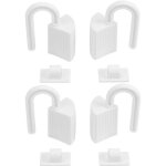 Bloque - porte anti pincement - protecteur de doigt pour enfant - blanc - lot de 4