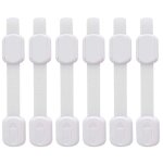 Bloque porte bb verrouillage scurit - [lot de 6] serrures verrous loquets de scurit pour bb et ...