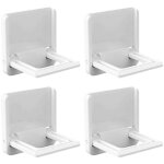 Bloque porte coulissante, 4pcs fen�tre verrouillage de s�curit� enfant avec patin adh�sif sans percage ...