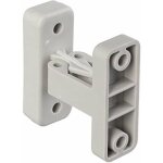Cyclingcolors - bloqueur arr�t de portillon � pince 48 x 18mm entraxe 35mm en plastique gris � visser ...