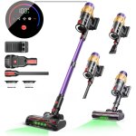 Aspirateur balai sans fil v18, 550w / 45kpa, avec 65 min d'autonomie & contrôlés par ecran tactile, capacité ... Aspirateur balai sans fil v18, 550w / 45kpa, avec 65 min d'autonomie & contrôlés par ecran tactile, capacité ...
