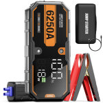 Blossom chargeur de batterie de voiture, sortie 12v / 24v, courant de charge max, 6250a, �cran lcd, pour ...