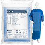 Blouse chirurgicale renforc�e, st�rile, m, avec poignet (tissu non tiss� smmms 35g + 40g) 1 pc.