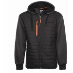 Blouson hybride yari bosseur - noir / gris chin� - taille l - 11498 - 003