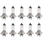 Bluedeer - lot de 10 ampoules h7 12v 55w halogne super lumineuses xenon, longue dure de vie, feux de ...