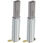Lot de 2 balais de charbon de remplacement compatibles avec aspirateurs industriels 30 / 60 / 70 / 80 ...
