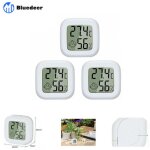 Lot de 3 mini thermomtres hygromtres lcd numriques ? mesure temprature ( - 50c  70c) et humidit ...