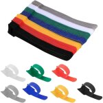 Bluedeer - 70 pices sangle cble rutilisables, attaches de cble nylon, serre cbles electriques avec ...