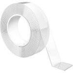 Double face extra fort, scotch transparent double face, nano - ruban lavable et réutilisable, 3 mètres ... Double face extra fort, scotch transparent double face, nano - ruban lavable et réutilisable, 3 mètres ...