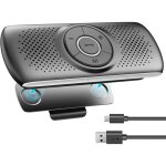 Bluetooth hands - free car kit built - in microphone speaker with clip support gps music slot tf card ...