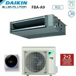 Bluevolution climatiseur climatiseur  gaine tte moyenne 18000 btu fba50a monophas r - 32 wi - fi optionnel ...