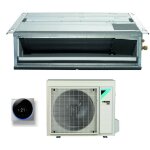 Bluevolution climatiseur inverter ducted ultraflat 12000 btu fdxm35f3 / f9 r - 32 wi - fi en option - ...
