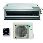 Bluevolution climatiseur rversible ducted ultraflat 9000 btu fdxm25f3 / f9 r - 32 wi - fi en option ...