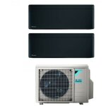 Bluevolution dual split climatiseur rversible srie stylish total black 12 + 12 avec 2mxm50m9 / n r ...