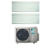 Bluevolution dual split climatiseur rversible srie stylish white 12 + 12 avec 2mxm50m9 / n r - 32 wi ...
