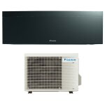 Daikin - bluevolution r�versible air conditioner series emura black iii 12000 btu ftxj35ab r - 32 wi ...