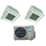 Bluevolution r�versible dual split cassette air conditioner ffa - a 12 + 12 with 2mxm68n r - 32 wi - ...
