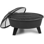 Blum - bras�ro de jardin feldt nolana - foyer de terrasse - grille barbecue �64 cm - pare - �tincelles ...