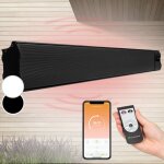 Blum - klarstein chauffage electrique  infrarouge, chauffage de jardin 3000w, app smart wifi, tlcommande, ...