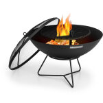 Blumfeldt - brasro de jardin orbit - foyer de terrasse - brasro 3 - en - 1 - grille de barbecue 40cm ...