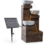 Blumfeldt fez - fontaine solaire d�corative de jardin, eclairage led, 34 x 76 x 36 cm (lxhxp), polyr�sine, ...