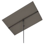 Blumfeldt flex - shade - parasol de jardin ext�rieur rectangulaire, inclinable, polyester, anti uv50, ...
