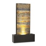 Blumfeldt - fontaine décorative raincastle - éclairage 12x led - pompe 8w - pour intérieur et extérieur ... Blumfeldt - fontaine décorative raincastle - éclairage 12x led - pompe 8w - pour intérieur et extérieur ...