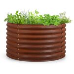 Blumfeldt - rust grow carré potager surélevé de jardin pour la culture de fleurs, d'herbes et de légumes ... Blumfeldt - rust grow carré potager surélevé de jardin pour la culture de fleurs, d'herbes et de légumes ...