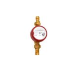 Compteur d'eau chaude 90� cadran sec dimensions : diam. 15 - 1 / 2  l. 110