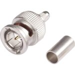 Bnc0. 6 / 2. 8hd connecteur bnc m�le, droit 75 ? 1 pc(s) - hicon