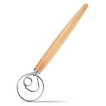 Bobine en acier inoxydable batteur d'?ufs diy outils de pte  pain accessoires de cuisson batteurs de ...