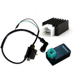 Bobine d allumage unite cdi regulateur 90cc 110cc 125cc pit quad dirt bike moto cross