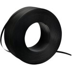 Bobine de cerclage feuillard polypropyl�ne noir 12 mm x 1000 m�tres en bo�te distributrice - maxiburo ...