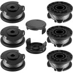 Vurahome - bobine coupe bordure, bobine rechange coupe bordure, fil coupe bordure bosch, 6 pcs bobine ...