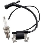 Vurahome - bobine dallumage avec bougie dallumage pour honda gx110 gx120 gx140 gx160 gx200 ohv 168f 170f ...