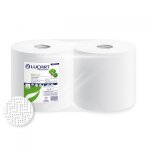 Bobine essuyage blanche 800 feuilles lot de 2