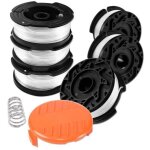 Bobine fil coupe bordure pour black et decker coupe - bordures, 6 bobine de fil debroussailleuse + 1 ...