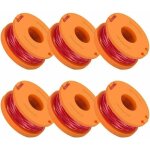 Bobines fil pour d�broussailleuses tondeuse � gazon et accessoires worx wa0004 6 pi�ces bobine de rechange ...