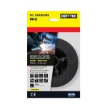 Bobine de fil fourr� gris, diam. 0, 9 mm, p. 800 g - centrale brico