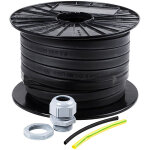 Rs pro - bobine de ruban chauffant, 10w / m, 30m, 230 maximum de + 80 c (sans mise sous tension) ( prix ...